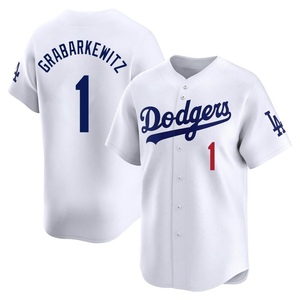 Men's Los Angeles Dodgers Billy Grabarkewitz Limited White Home Jersey