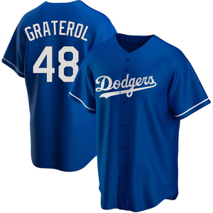 Men's Los Angeles Dodgers Brusdar Graterol Replica Royal Alternate Jersey