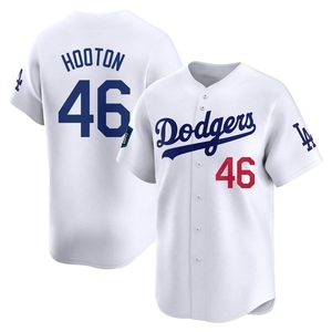 Men's Los Angeles Dodgers Burt Hooton Limited White 2024 World Tour Seoul Series Home Jersey