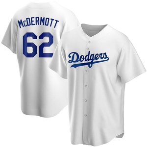 Men's Los Angeles Dodgers Chayce McDermott Replica White Home Jersey