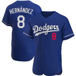 Men's Los Angeles Dodgers Enrique Hernandez Authentic Royal Alternate Jersey