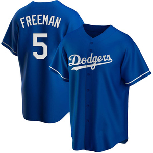 Men's Los Angeles Dodgers Freddie Freeman Replica Royal Alternate Jersey