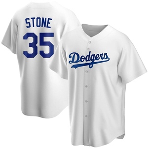 Men's Los Angeles Dodgers Gavin Stone Replica White Home Jersey