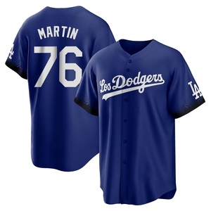 Men's Los Angeles Dodgers J.D. Martin Replica Royal 2021 City Connect Jersey