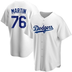 Men's Los Angeles Dodgers J.D. Martin Replica White Home Jersey