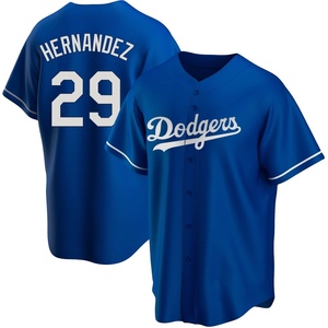 Men's Los Angeles Dodgers Jonathan Hernandez Replica Royal Alternate Jersey