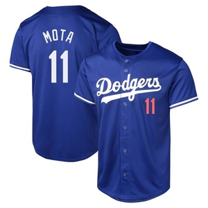 Men's Los Angeles Dodgers Manny Mota Limited Royal Alternate Jersey