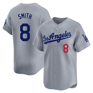 Men's Los Angeles Dodgers Reggie Smith Limited Gray Away Jersey