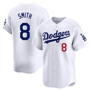 Men's Los Angeles Dodgers Reggie Smith Limited White Home Jersey