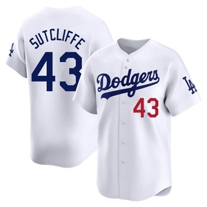 Men's Los Angeles Dodgers Rick Sutcliffe Limited White Home Jersey