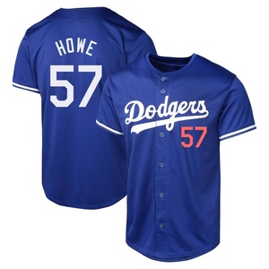 Men's Los Angeles Dodgers Steve Howe Limited Royal Alternate Jersey