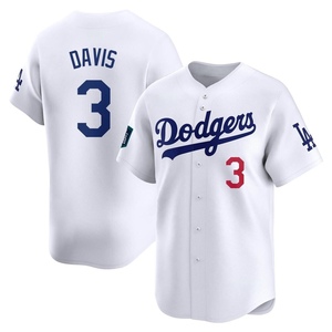 Men's Los Angeles Dodgers Willie Davis Limited White 2024 World Tour Seoul Series Home Jersey