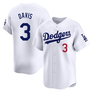 Men's Los Angeles Dodgers Willie Davis Limited White Home Jersey