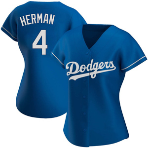 Women's Los Angeles Dodgers Babe Herman Replica Royal Alternate Jersey