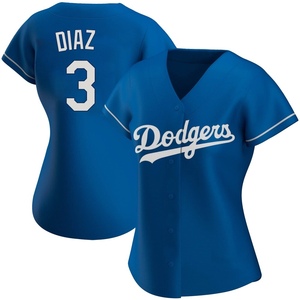 Women's Los Angeles Dodgers Edwin Diaz Replica Royal Alternate Jersey