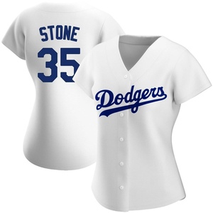 Women's Los Angeles Dodgers Gavin Stone Replica White Home Jersey