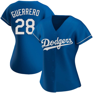 Women's Los Angeles Dodgers Pedro Guerrero Authentic Royal Alternate Jersey
