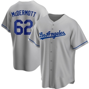 Youth Los Angeles Dodgers Chayce McDermott Replica Gray Road Jersey