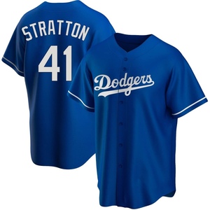 Youth Los Angeles Dodgers Chris Stratton Replica Royal Alternate Jersey