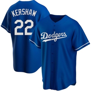 Youth Los Angeles Dodgers Clayton Kershaw Replica Royal Alternate Jersey