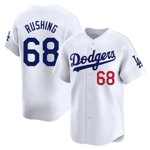 Youth Los Angeles Dodgers Dalton Rushing Limited White Home Jersey