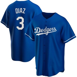 Youth Los Angeles Dodgers Edwin Diaz Replica Royal Alternate Jersey